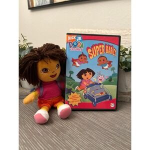 DORA THE EXPLORER: SUPER BABIES DVD & plush Dora‎